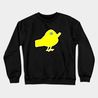 beautiful yellow sparrow Crewneck Sweatshirt